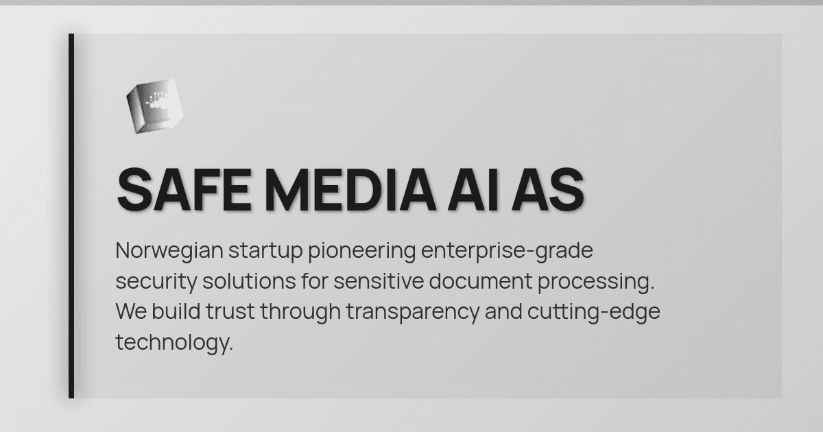 Safe Media AI AS